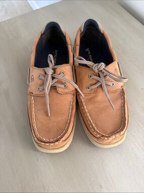 Sperry boy’s Topsider leather Boat Shoes